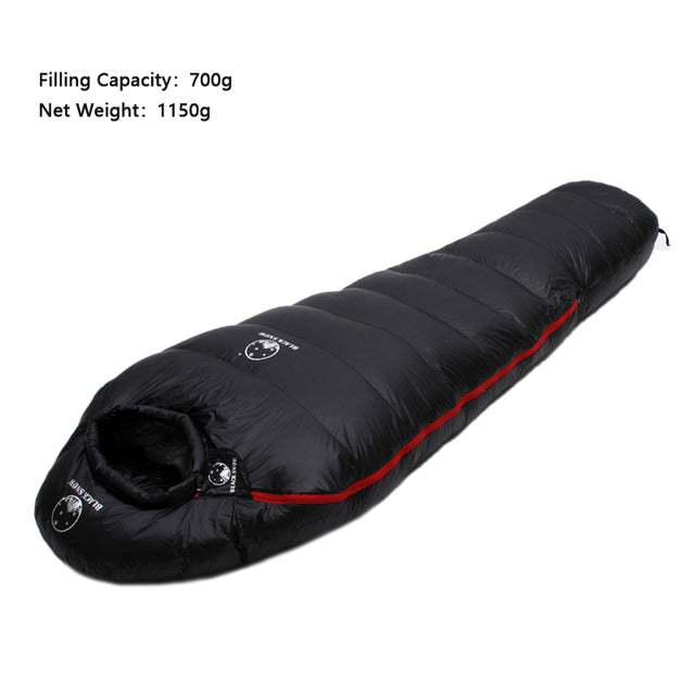 The Ultimate Goose-Down Sleeping Bag by Black Snow