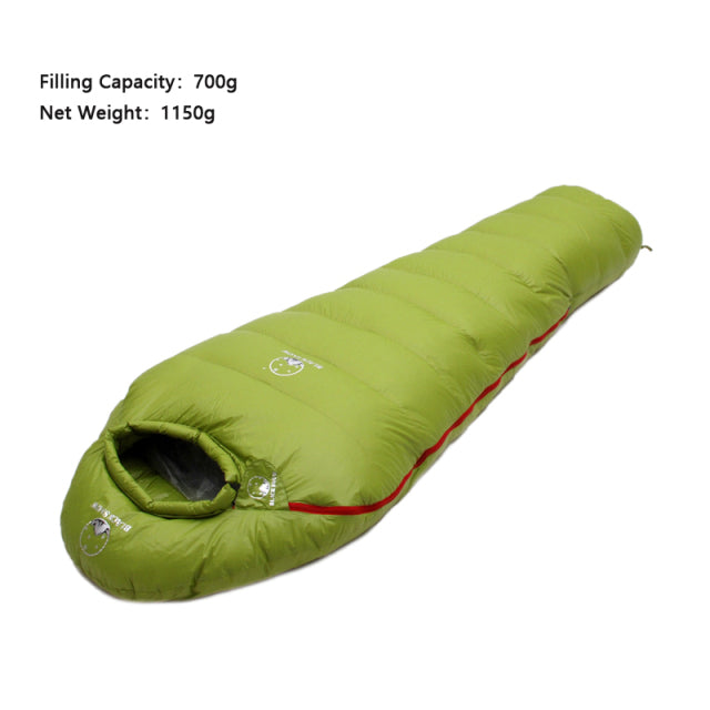 The Ultimate Goose-Down Sleeping Bag by Black Snow