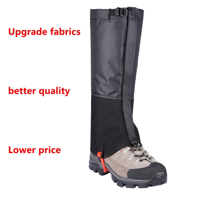 Waterproof Snow Leg Gaiters Hiking Boot Legging Shoes Warmer Snake Shoe Cover Tourist Outdoor Camping Trekking Climbing Hunting