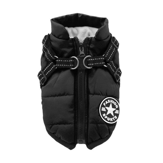 Pet Dog Winter Coat Small Dog Clothes Warm Dog Jacket Puppy Outfit Dog Coat Clothing For Dogs for Hiking Camping with Zipper