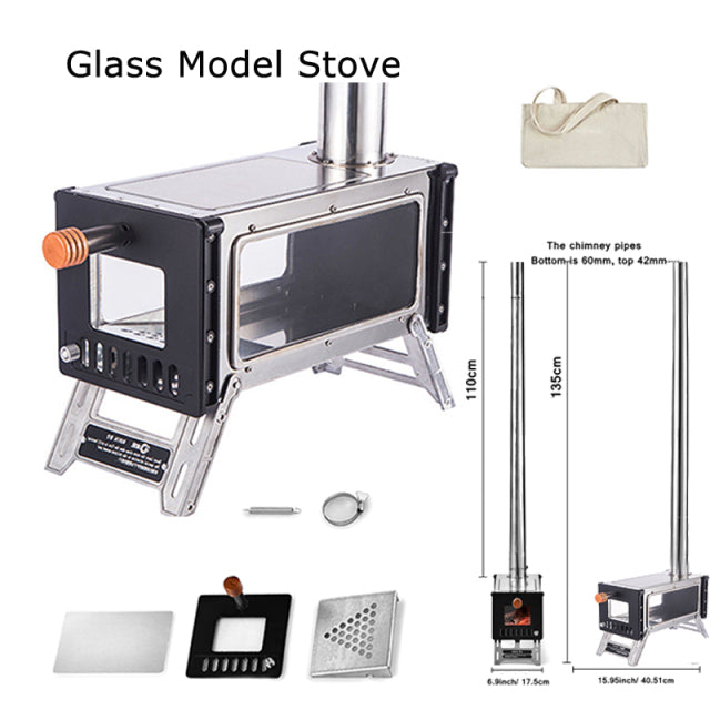 The Ultimate Stainless Steel Portable Wood Burning Stove