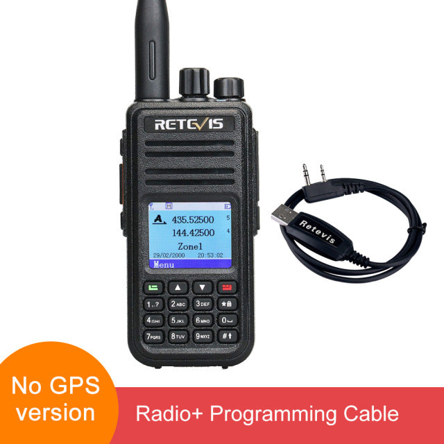 Retevis RT3S DMR Digital Walkie Talkie Ham Radio Stations Walkie-talkies Professional Amateur Two-Way Radio VHF UHF GPS APRS 5W