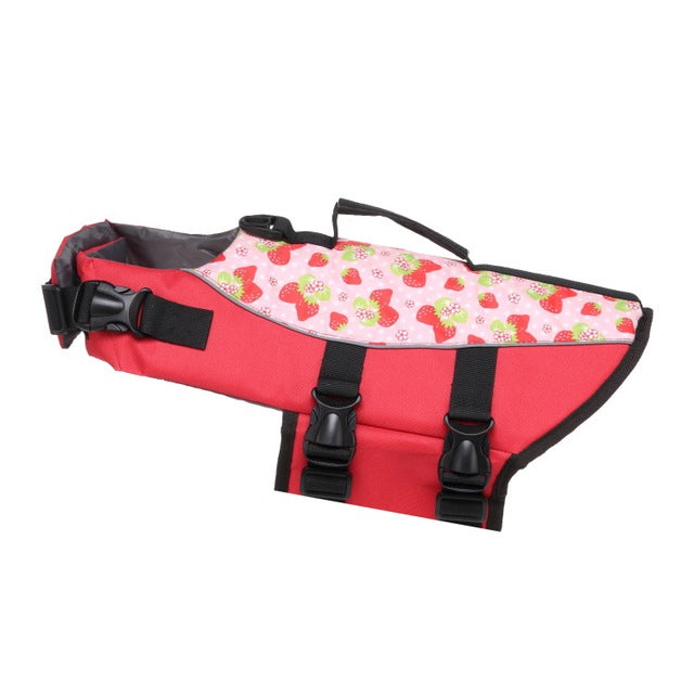 Pet Dog Safety Swimsuit Dog Life Jacket Ripstop Dog Lifesaver Shark Vests With Rescue Handle For Swimming Pool Beach Boating