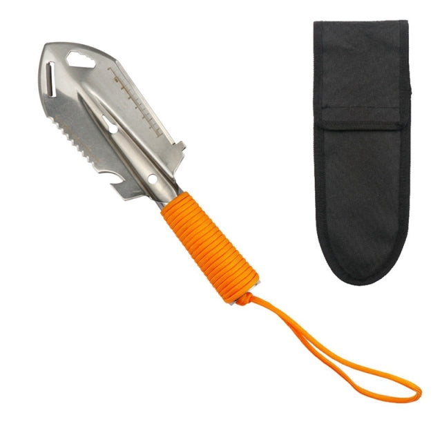 The 3-in-1 Multifunctional Hand Shovel Survival Multitool with Sheath