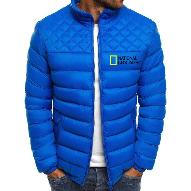 Winter Discovery Channel National Geographic Clothing Men Fashion Warm Protection Clothing Sports Outdoor Cycling Fishing Jacket