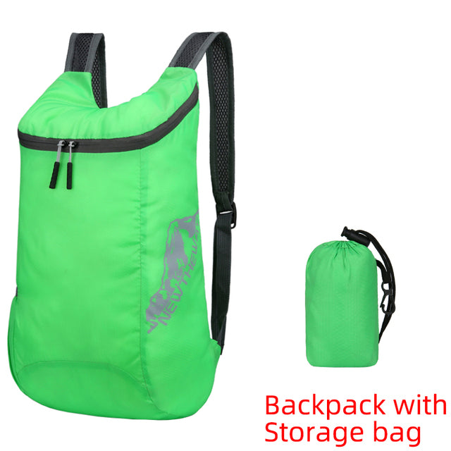 Lightweight Packable Backpack Foldable Ultralight Outdoor Folding Bag Leisure Cycling Hiking Pack Travel Daypack Sport Men Women