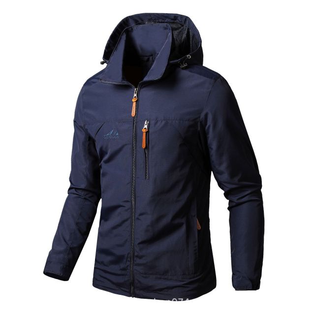 The Survivalist's Hooded Windbreaker