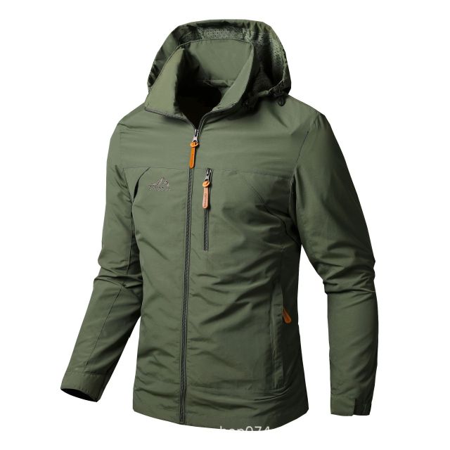 The Survivalist's Hooded Windbreaker