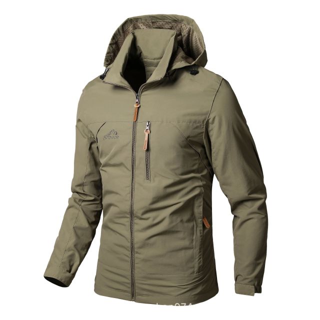 The Survivalist's Hooded Windbreaker