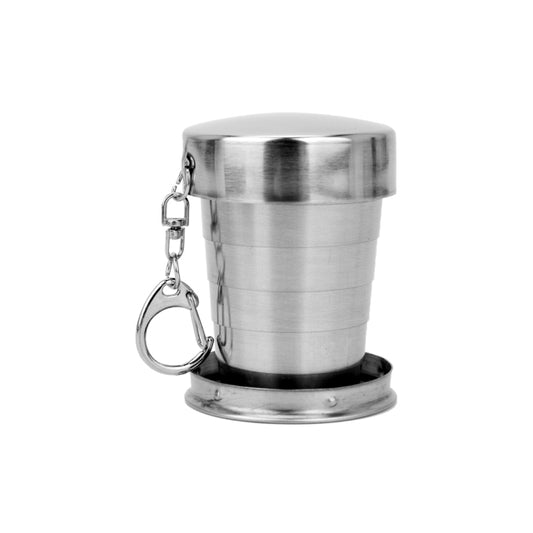 Portable Stainless Steel Foldable Cup 75ml/150ml/250ml Outdoor Travel Collapsible Telescopic Cup Hiking Camping Water Coffee Mug