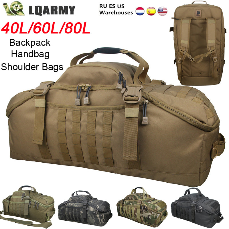 The Survivalist's Heavy Duty Duffle Bag Backpack