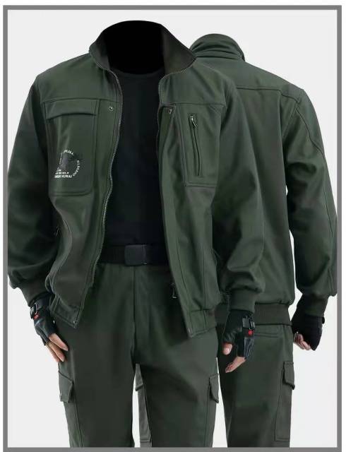 The Super Thick Fleece Suit (Jacket & Cargo Pants)