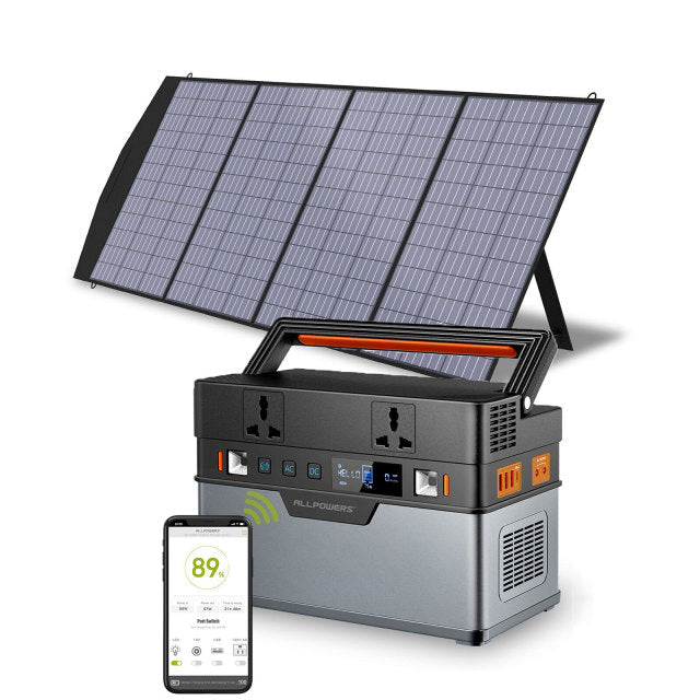 The Extreme Survivalist's Portable Power Station & Solar Panel