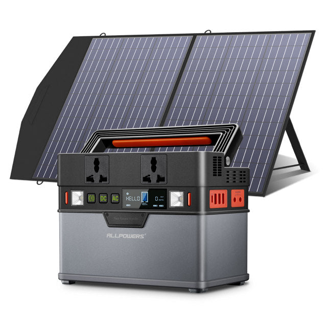 The Extreme Survivalist's Portable Power Station & Solar Panel