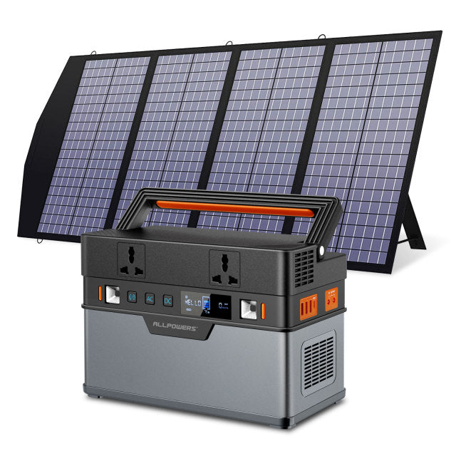 The Extreme Survivalist's Portable Power Station & Solar Panel