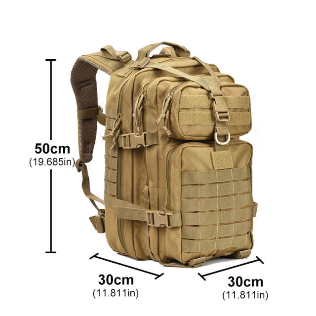 The 50L Utimate Water-Resistant Military Tactical Backpack