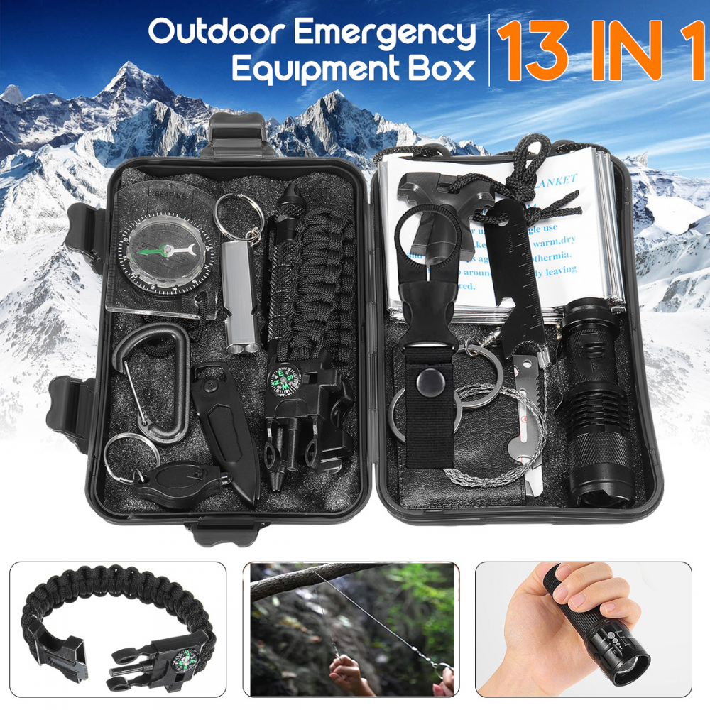 The 13-in-1 Emergency Survival Gear Kit