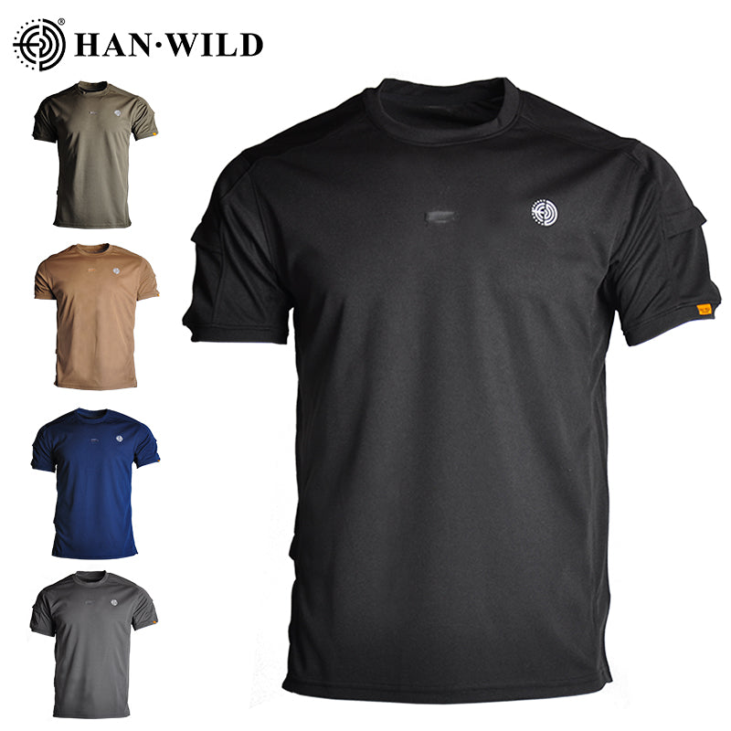 Summer Military Camouflage T Shirts Quick-Drying Men Clothing Hiking hunting outfit T-Shirt Short Sleeve Tactical Combat Shirt