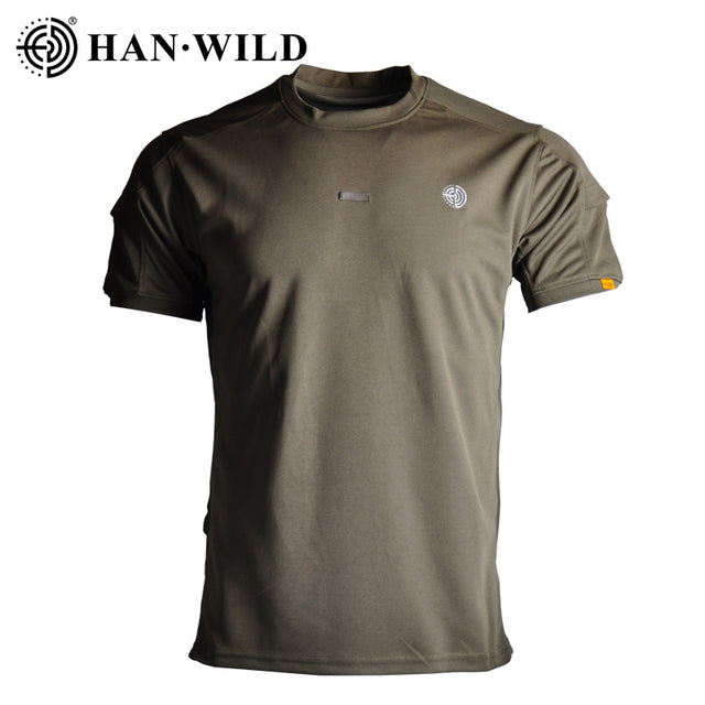 Summer Military Camouflage T Shirts Quick-Drying Men Clothing Hiking hunting outfit T-Shirt Short Sleeve Tactical Combat Shirt