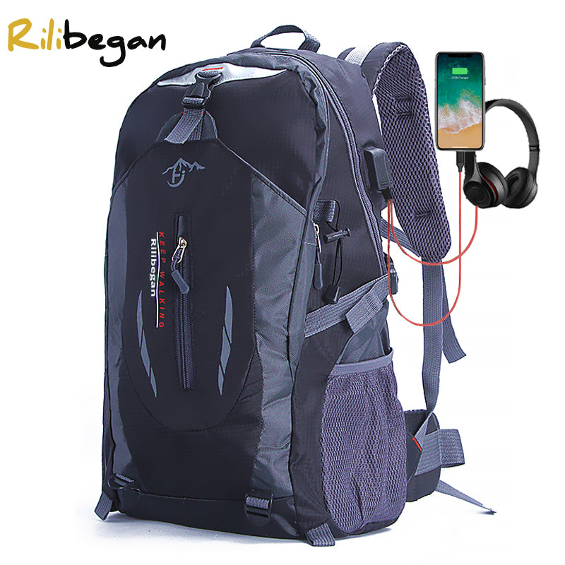 Quality Nylon Waterproof Travel Backpacks Men Climbing Travel Bags Hiking Backpack Outdoor Sport School Bag Men Backpack Women