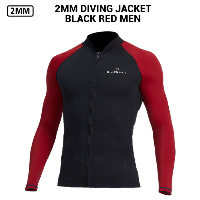 Neoprene 2MM Men Women Wetsuit Jacket Pants Scuba Diving Suit Surf Snorkeling Underwater Fishing Spearfishing Kitesurf Equipment