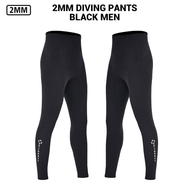 Neoprene 2MM Men Women Wetsuit Jacket Pants Scuba Diving Suit Surf Snorkeling Underwater Fishing Spearfishing Kitesurf Equipment