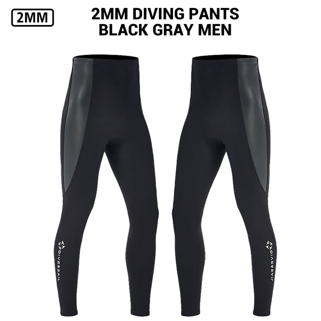 Neoprene 2MM Men Women Wetsuit Jacket Pants Scuba Diving Suit Surf Snorkeling Underwater Fishing Spearfishing Kitesurf Equipment