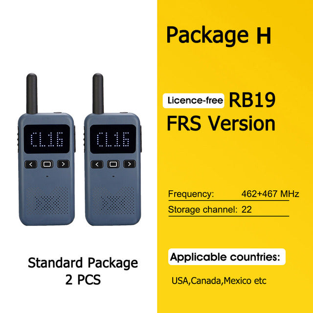 Walkie Talkie Mini Retevis USB Type C Phone RB619 PMR 446 Radio Walkie-Talkies 1 or 2 pcs Two-way Radio Portable radio PTT Hotel