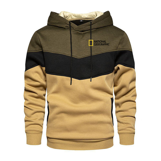 National Geographic Hoodie Men&#39;s Survey Explorer Top Hoodie Men&#39;s Fashion Outdoor Clothing Funny Sweatshirt Pullover