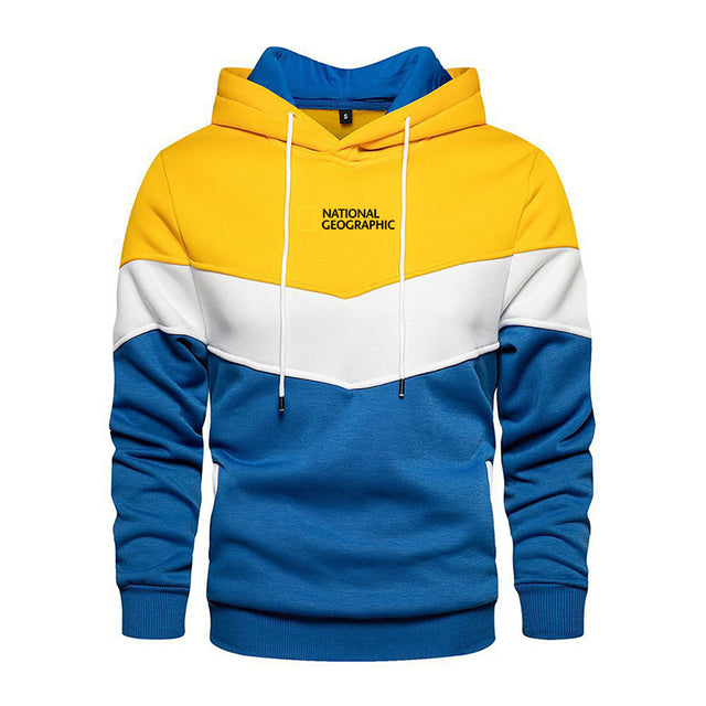 National Geographic Hoodie Men&#39;s Survey Explorer Top Hoodie Men&#39;s Fashion Outdoor Clothing Funny Sweatshirt Pullover