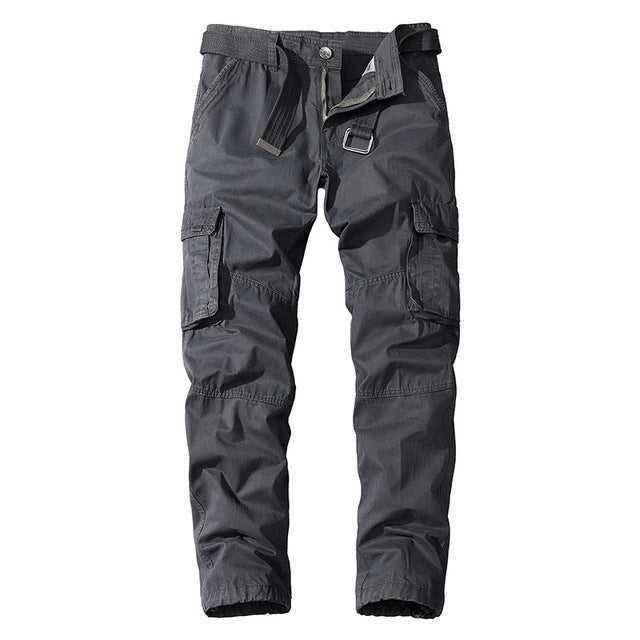 Military Trouser Men Cotton Tactical Cargo Pants Multi Pocket Work Joggers Male Casual Outdoor Hiking Sweatpants Men&#39;s Clothing