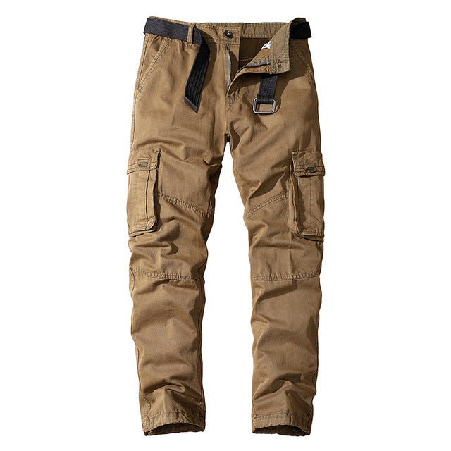 Military Trouser Men Cotton Tactical Cargo Pants Multi Pocket Work Joggers Male Casual Outdoor Hiking Sweatpants Men&#39;s Clothing