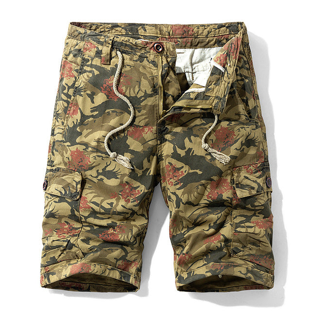 Summer New Tactical Jogger Cargo Shorts Men Camouflage Military Casual Shorts Men Cotton Brand Loose Men Shorts Men Clothing