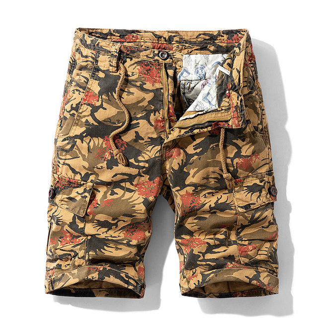 Summer New Tactical Jogger Cargo Shorts Men Camouflage Military Casual Shorts Men Cotton Brand Loose Men Shorts Men Clothing