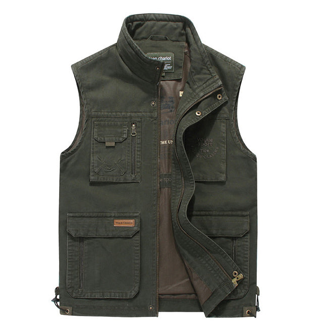 The Survivalist Safari Cotton Cargo Vest