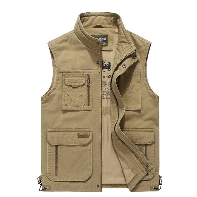 The Survivalist Safari Cotton Cargo Vest