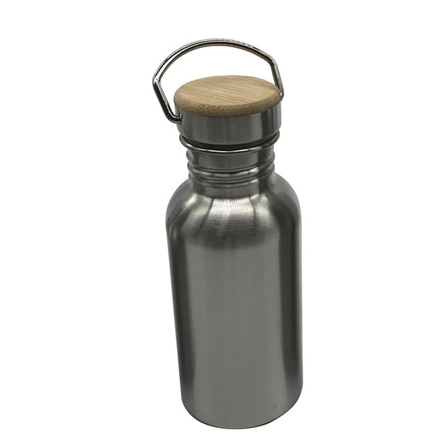 Portable Stainless Steel Water Bottle with handle 1000ml/500ml/350ml Sports Flasks Travel Cycling Hiking Camping Bottle BPA Free